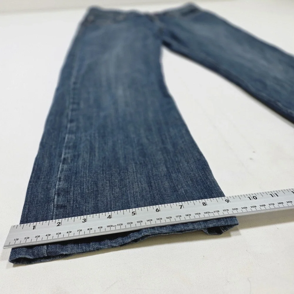 X2 Quality Denim Jeans Mens 33x30 Blue Straight Leg Dark Wash Casual Skater Y2K